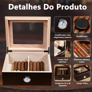 umidor de charutos sergipe, umidor de charutos aracaju