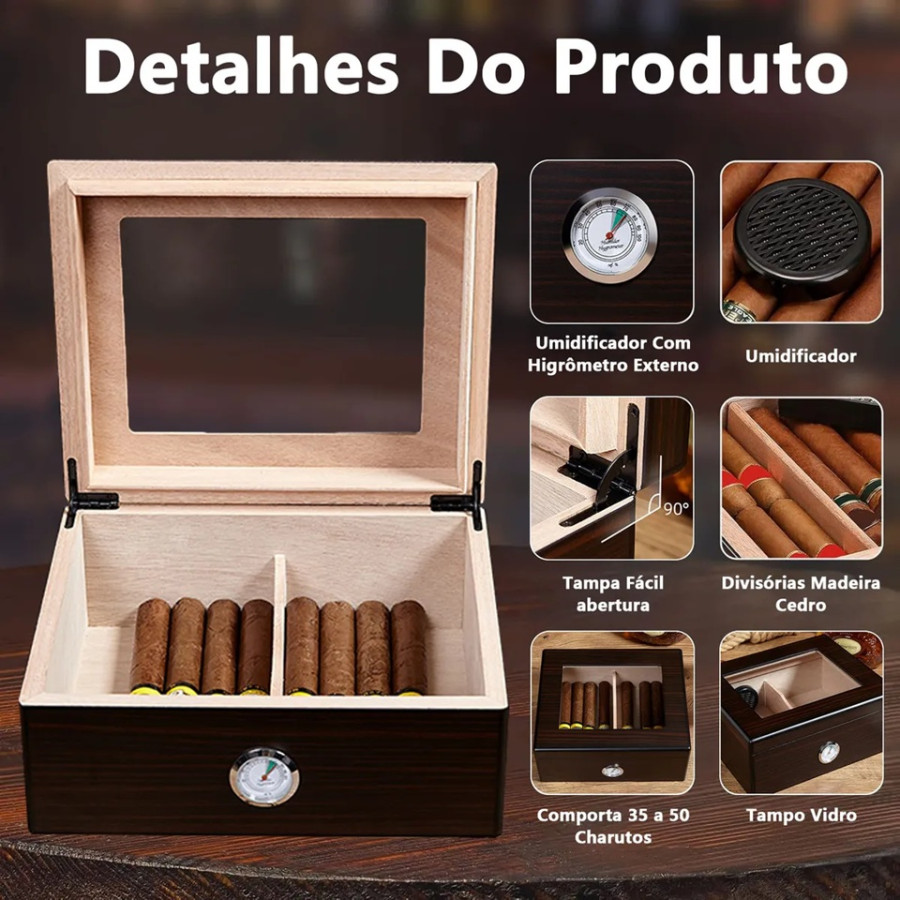 umidor de charutos sergipe, umidor de charutos aracaju